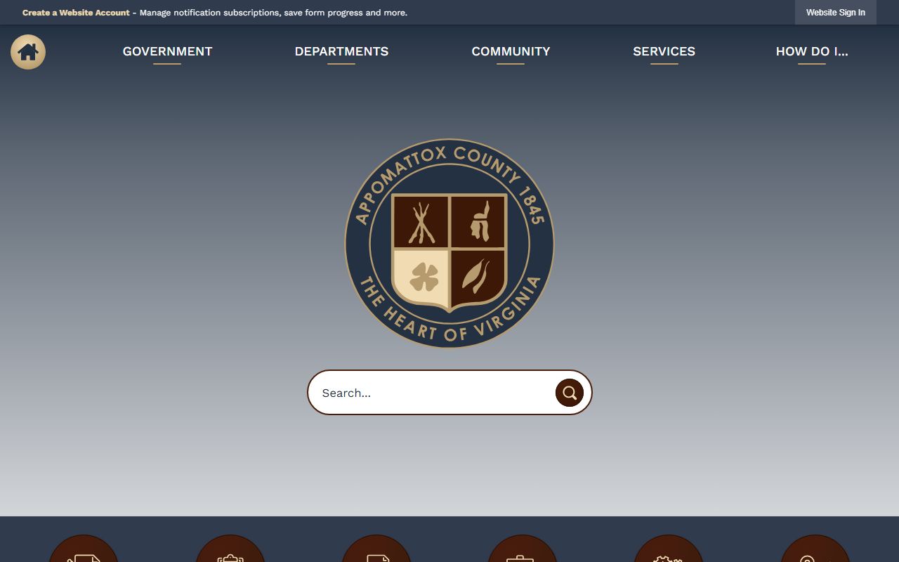 Appomattox County Property Tax Records - official county government website