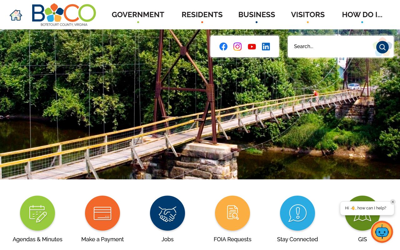 Botetourt County Property Tax Records - official county government website