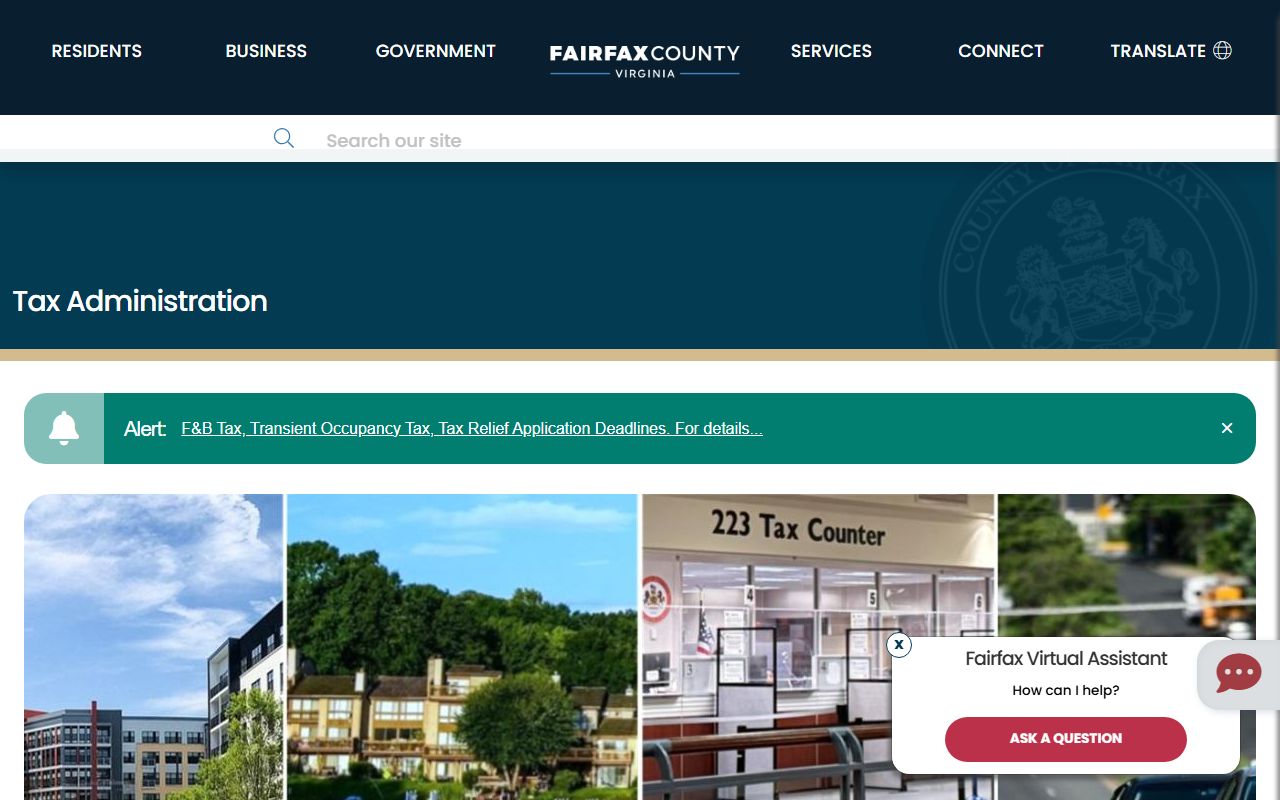 Fairfax County Property Tax Records - Department of Tax Administration