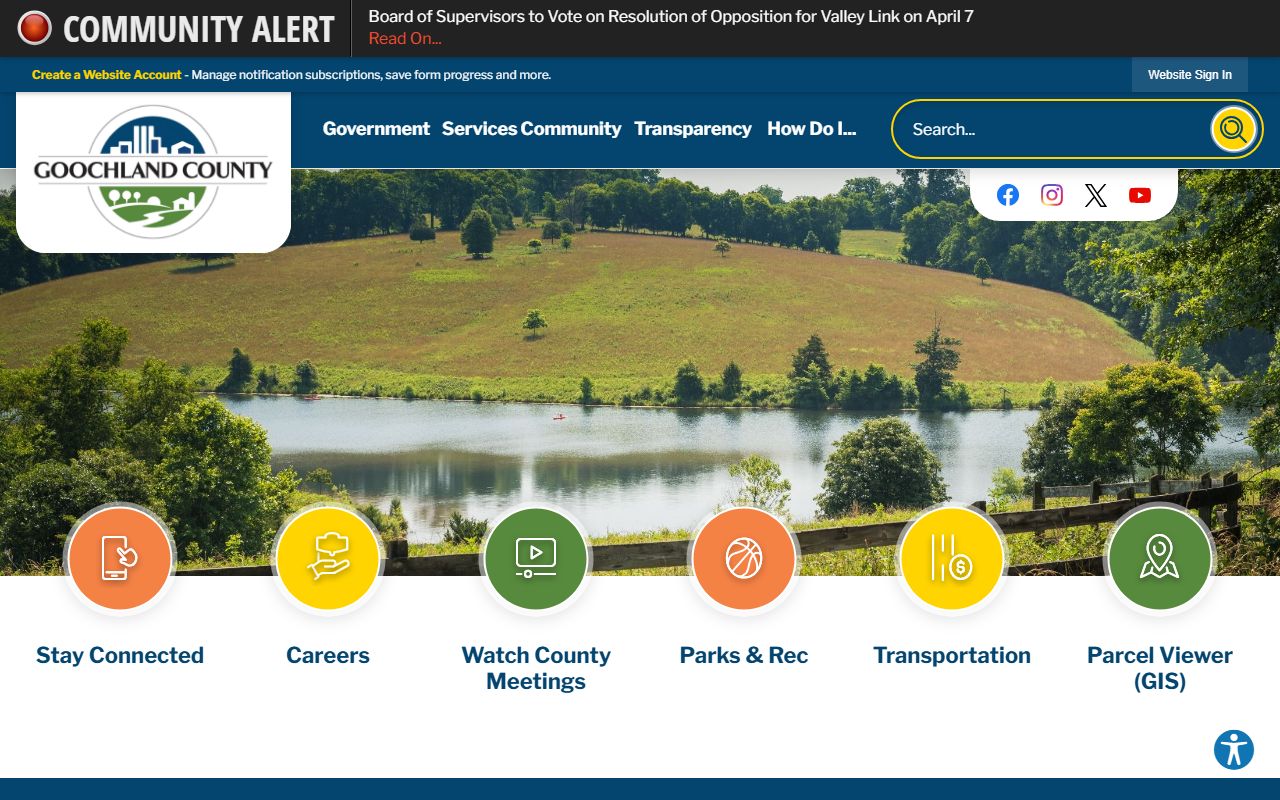 Goochland County Property Tax Records - Official Government Website