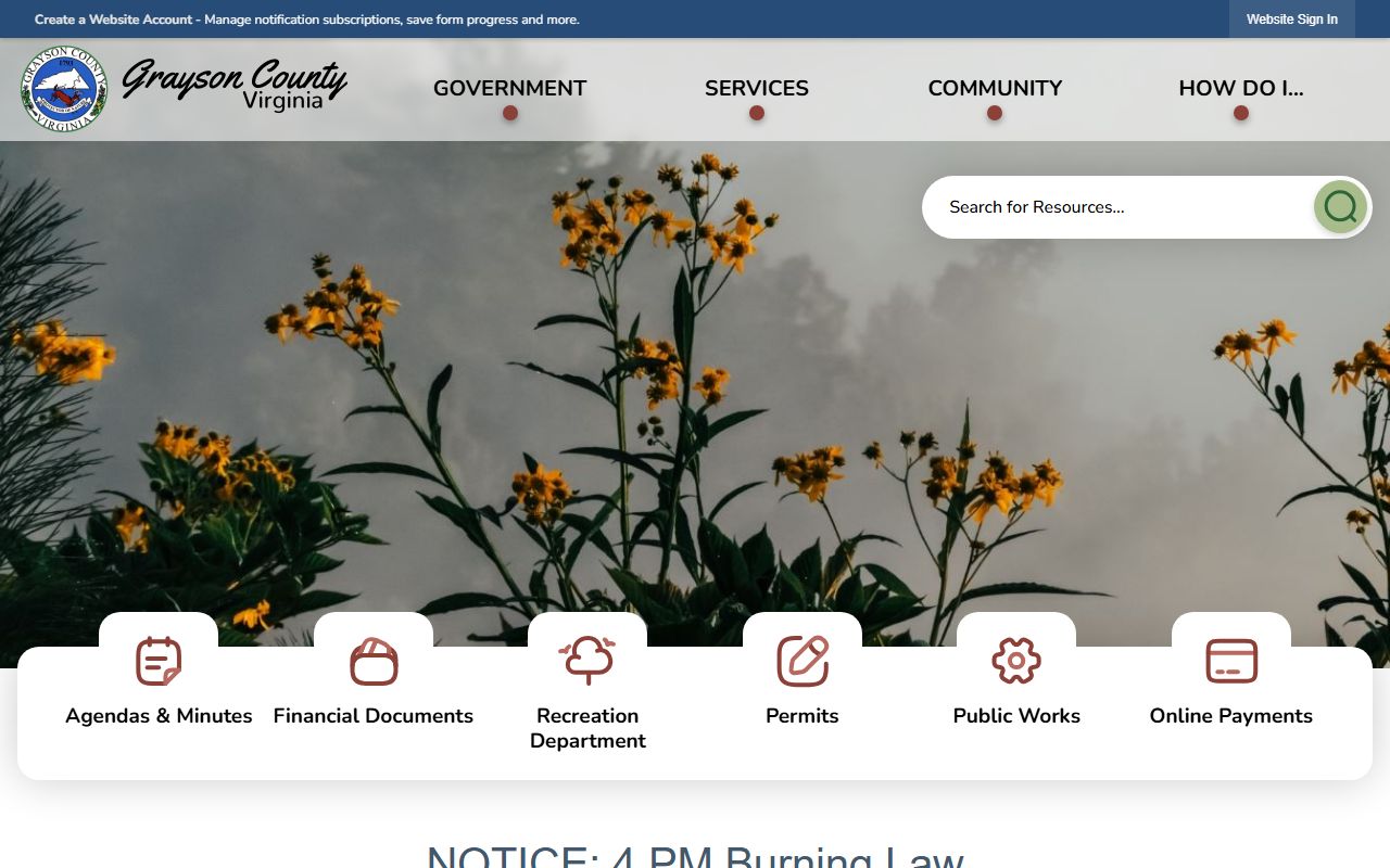 Grayson County Property Tax Records - Official Government Website